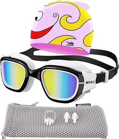 swim goggles with cap